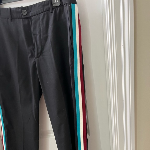 Black adaptation pants with stripes on sides - Picture 2 of 5